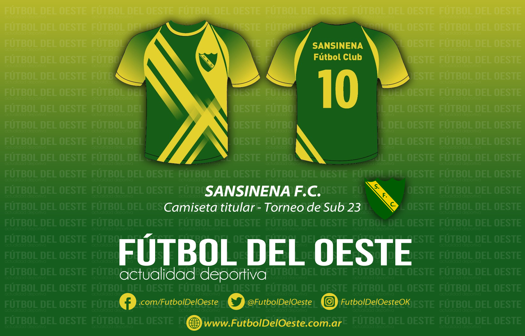 SANSINENA F.C. PRESENTÓ SU CAMISETA PARA EL TORNEO DE VERANO – Fútbol ...